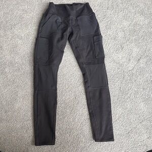 ALO Yoga Black Cargo Track Pants